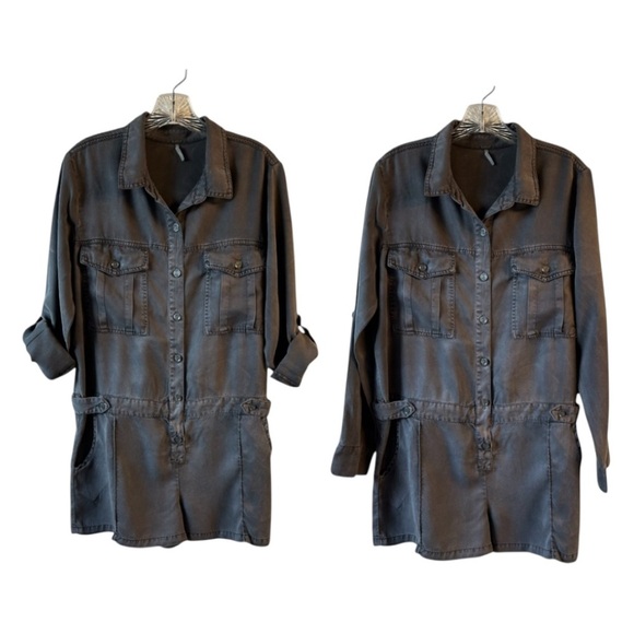 Young Fabulous & Broke gray romper - Picture 2 of 8